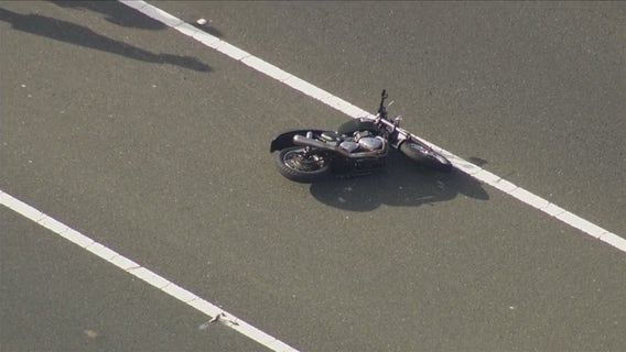 Fatal hit-and-run motorcycle crash on Bay Bridge, driver of car sought by CHP