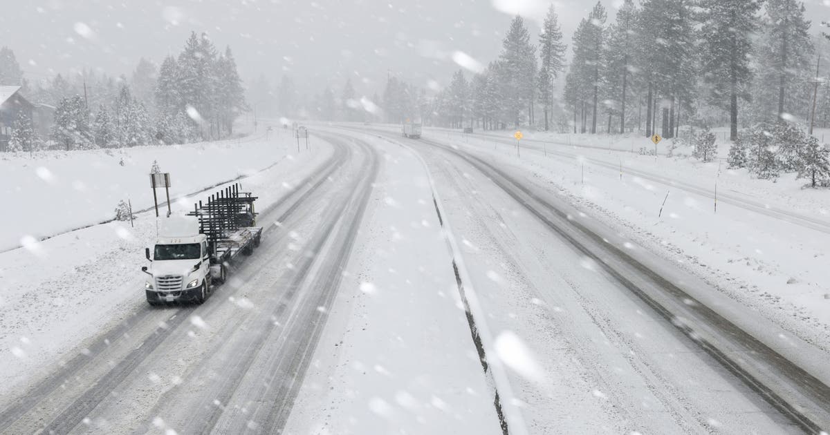 Winter storm warning issued near Lake Tahoe as rain, snow hit NorCal ...