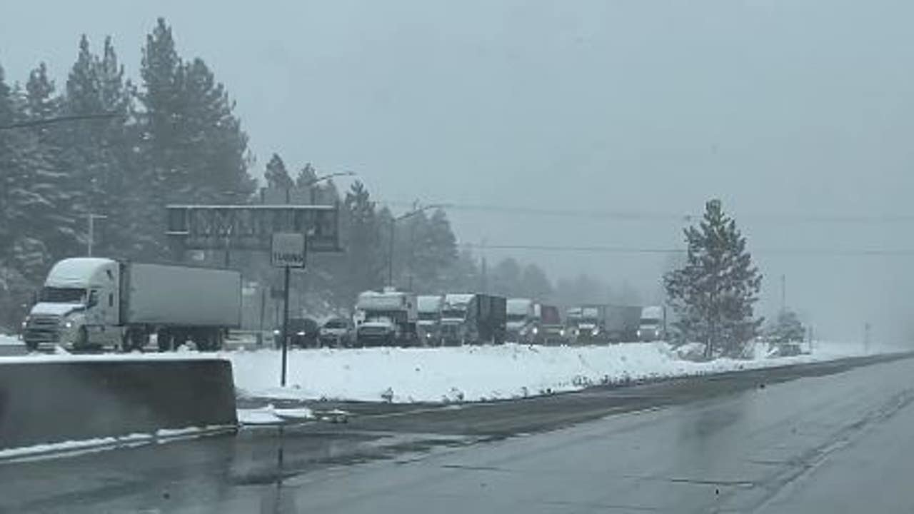 Multiple crashes, spin-outs shutdown Westbound I-80 at Donner Lake