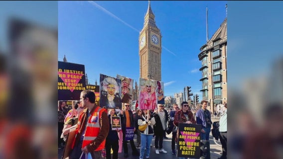 'Justice for Heklina' rally and march in London and San Francisco