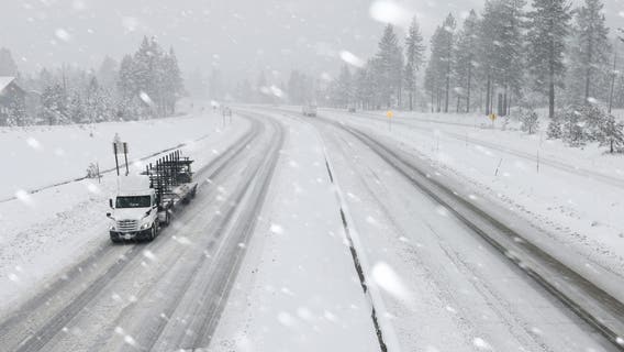 Winter storm warning issued near Lake Tahoe ahead of 'difficult to impossible' travel conditions