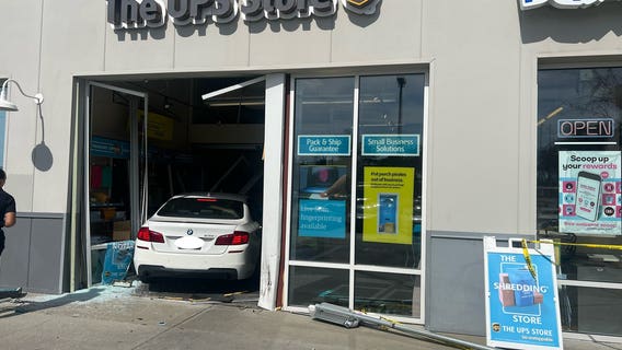 Driver plows car into Alameda's The UPS Store, taken to hospital