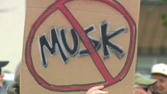 'Tesla Takedown' rally held in Santa Clara, 200+ locations nationwide