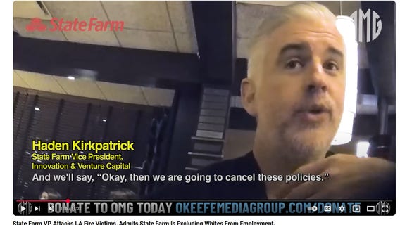 Secret video: State Farm exec appears to confess to manipulating California insurance rate hikes