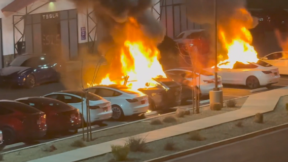 Attorney general calls Tesla vandalism 'domestic terrorism'