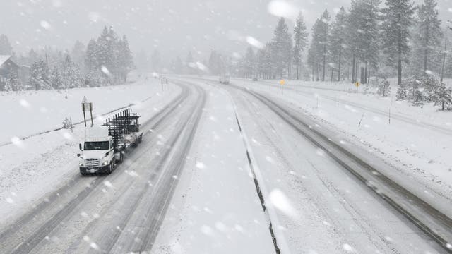 Winter storm warning issued near Lake Tahoe ahead of 'difficult to impossible' travel conditions