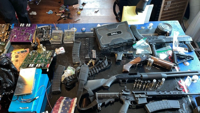 9 arrested, firearms and drugs seized in connection to Oakland illegal casinos