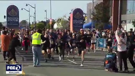 Inaugural Golden State 5K Race held at Chase Center