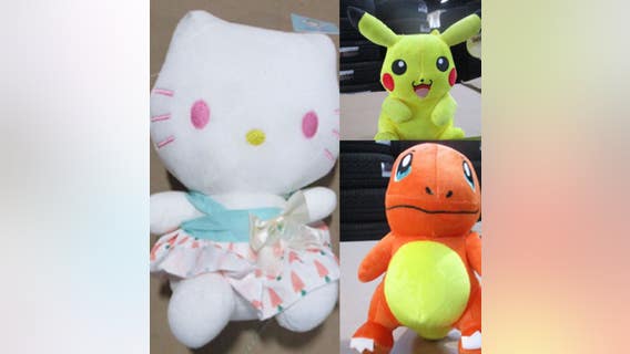 Counterfeit Hello Kitty, Pokémon toys seized at Port of SF: border patrol officials