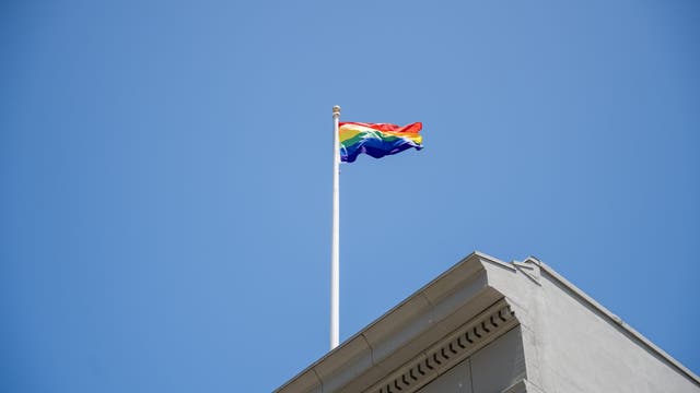 Dublin High School students protest removal of pride flag