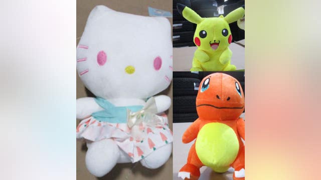 Counterfeit Hello Kitty, Pokémon toys seized at Port of SF: border patrol officials