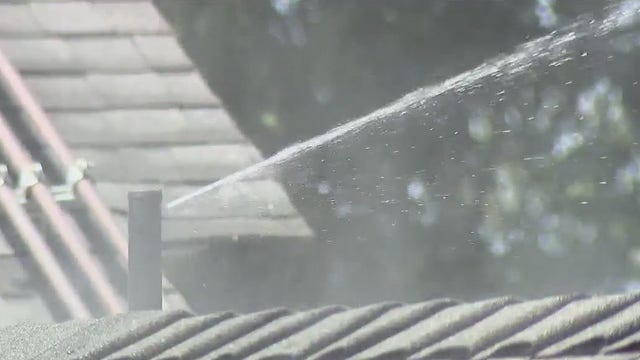 High-tech exterior sprinklers can save homes from wildfires