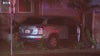 2-vehicle crash in San Jose, 1 collided into a home