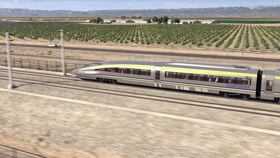 Newsom allocates climate funds toward high-speed rail