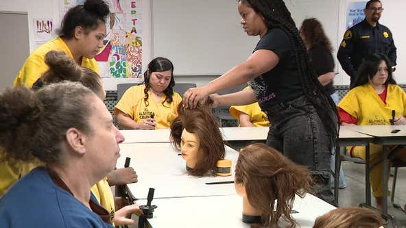 Incarcerated women learn to braid hair at Santa Rita Jail