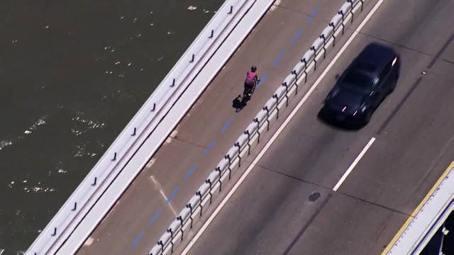 Business leaders, police calling for end to dedicated bike lane on Richmond-San Rafael Bridge