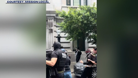 San Francisco protesters again clash with ICE agents outside immigration office