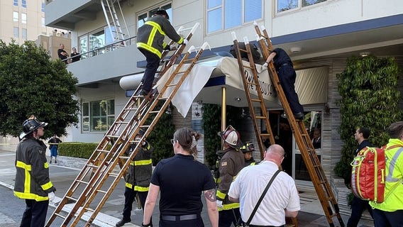 Man in critical condition after falling from SF high-rise
