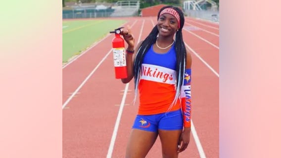 California track star, disqualified for fire extinguisher celebration, hoping to compete at nationals
