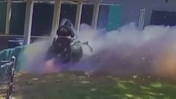 Groundskeeper recounts explosion after running over firework at Petaluma school