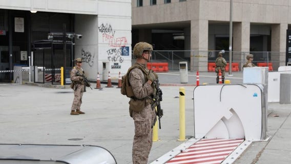 Trump, Newsom resume arguing if National Guard can be deployed in LA