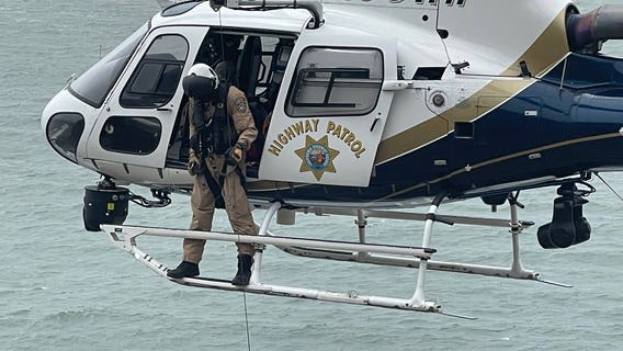 Fallen hiker rescued near Battery Crosby