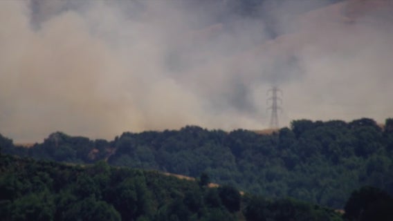 Forward progress stopped on Mission Fire in Sunol