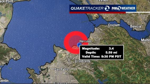 3.4M quake rattles Pinole
