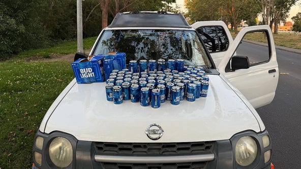 Drunk driver caught in Cotati with more than 70 empty beer cans