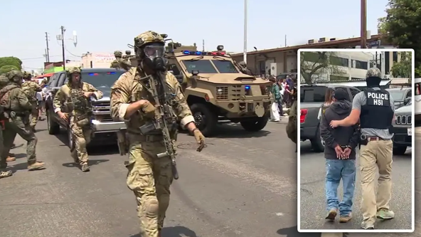 ICE raids LA: Protests break out after dozens taken into custody by federal agents