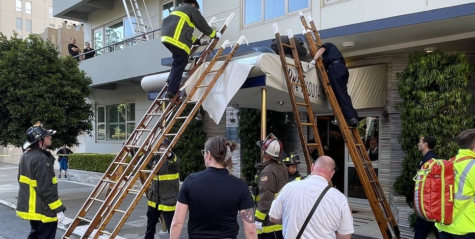 Man in critical condition after falling from SF high-rise
