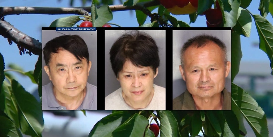 Cherry heist: Trio busted for allegedly stealing thousands in fruit from Northern California farms