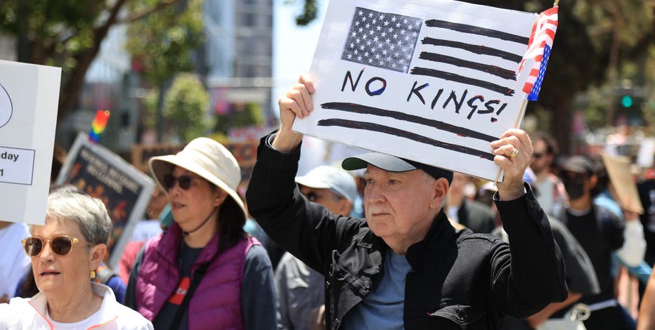 Driver accused of striking protester at San Francisco 'No Kings' march