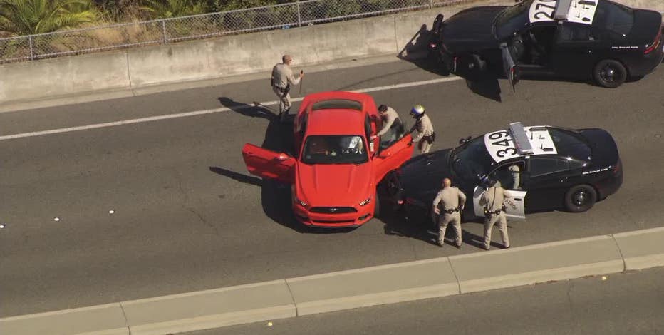Wild CHP chase from East Bay to Milpitas ends in freeway arrest