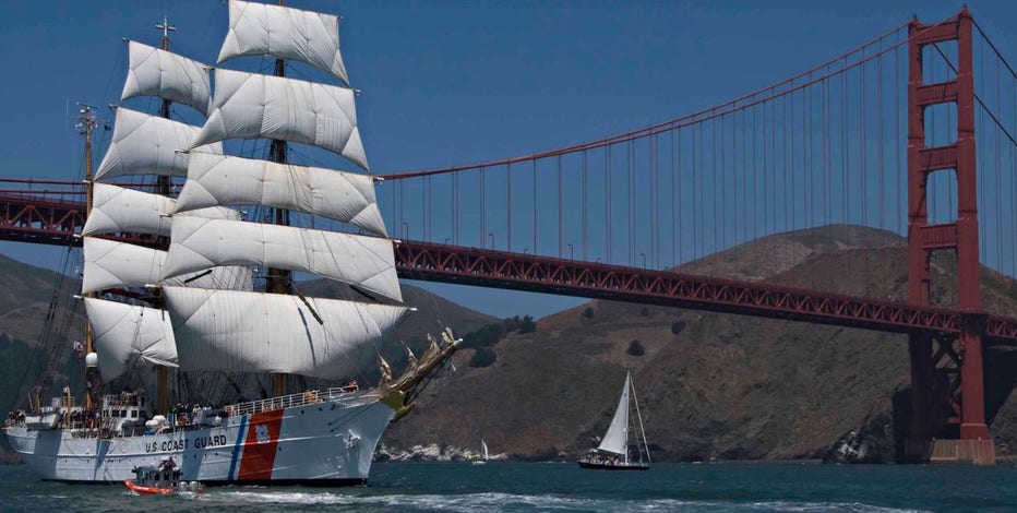 'America's Tall Ship' to sail by the Golden Gate Bridge