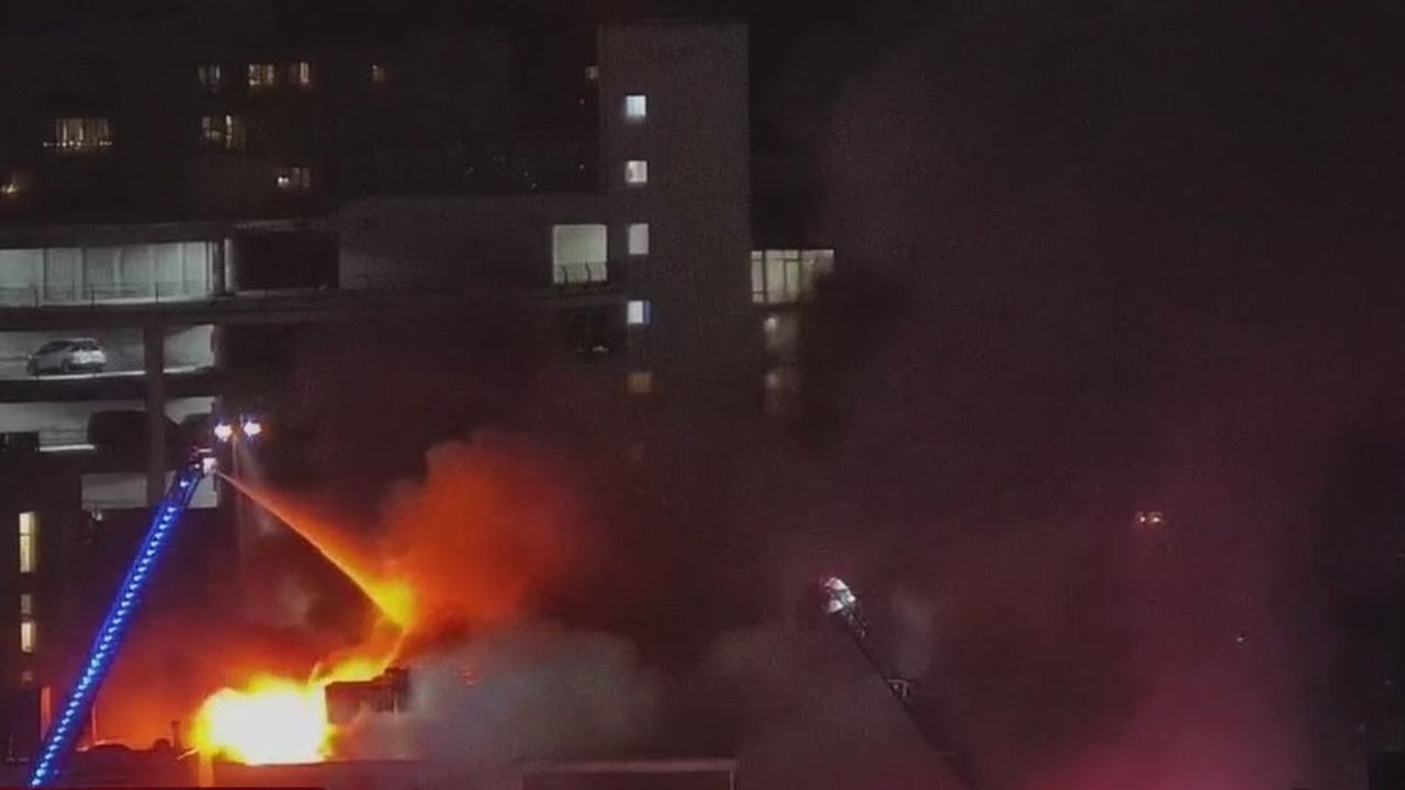 Two-Alarm Fire Burns Unoccupied Apartment Building Oakland Chinatown