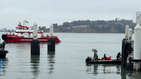 Rescuers pluck fallen man from waters near San Francisco Ferry Building