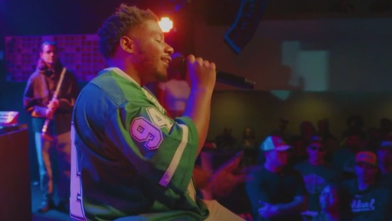 Bay Area Rapper LaRussell shares emotional reunion with grieving fan