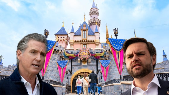 Newsom criticizes JD Vance for Disneyland visit after immigration raids