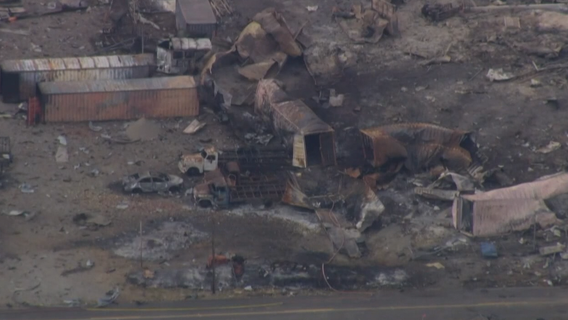 Human remains found inside Yolo County fireworks warehouse after massive explosion