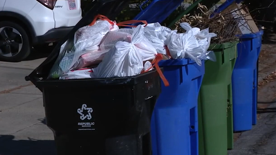 Republic Services asks customers to leave bins out as trash strike continues