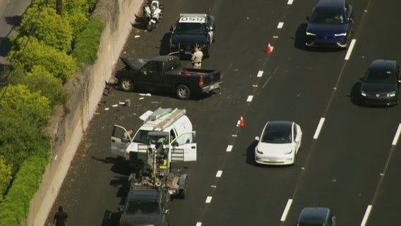 San Mateo Bridge: Multi-vehicle crash blocks traffic lanes, separate crash in East Palo Alto