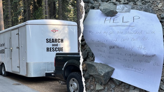 Lost mother's handwritten notes save her and child stranded in Northern California wilderness