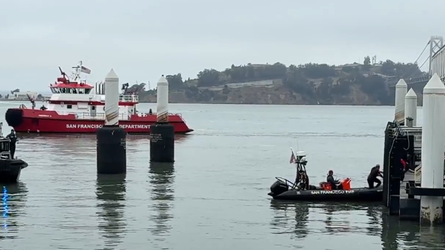 Rescuers pluck fallen man from waters near San Francisco Ferry Building
