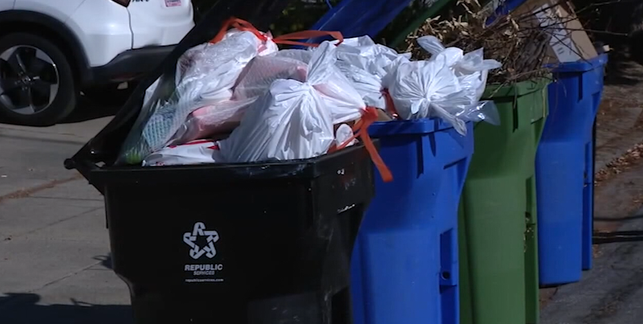 Republic Services asks customers to leave bins out as trash strike continues