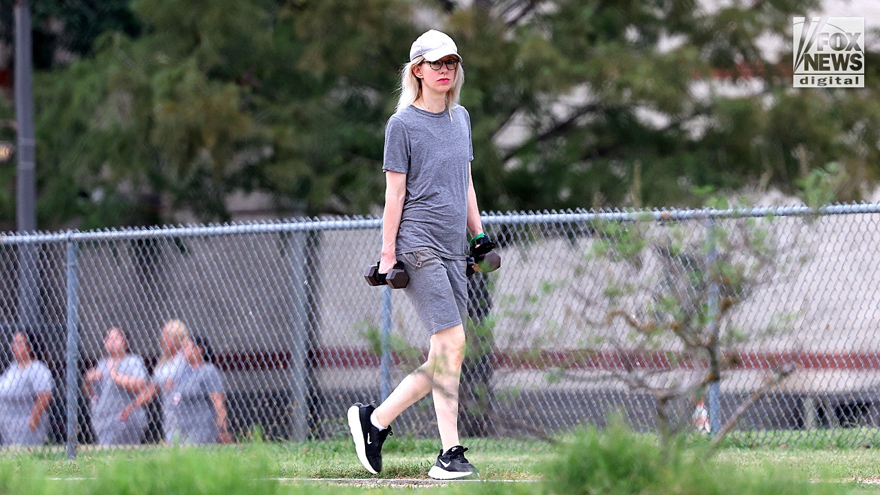 PHOTOS: Elizabeth Holmes caught on camera exercising at Texas prison