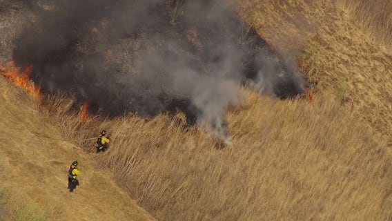 Vegetation fires spark in East Bay