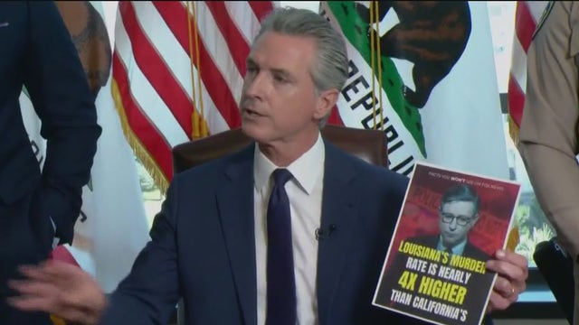 Newsom to Trump: Send troops to LA, as in Louisiana