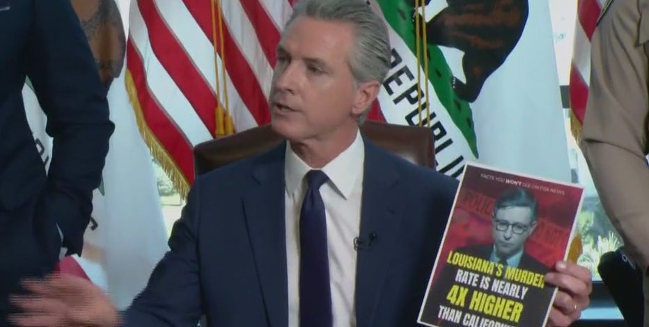 Newsom to Trump: Send troops to LA, as in Louisiana