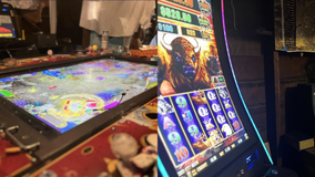 Alameda police shut down 'illegal gambling den' after finding slot machines, drugs